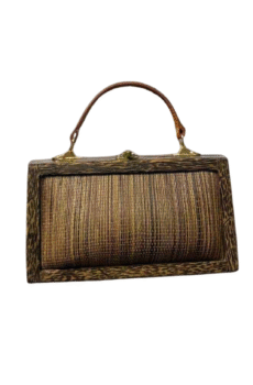 กระเป๋าทรงโครงไม้ตาล