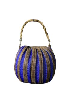 กระเป๋าใยตาลทรงฟักทอง